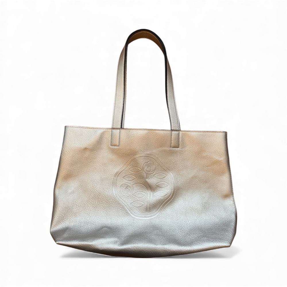 Shiseido Ginza Tokyo Silver Tote Bag – Metallic Shoulder Shopper